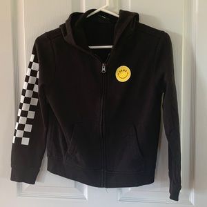 Vans girls black hoodie
